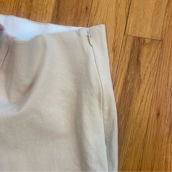 A New Day | Tan Form Fitting Calf Length Slacks - Picture 3 of 6